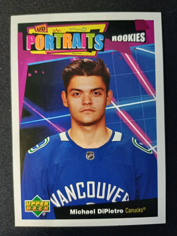 2020/2021 Upper Deck Series 2 Portraits P-68 Michael DiPietro Inzert