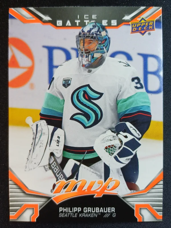 2022/2023 Upper Deck MVP Ice Battles 201 Philipp Grubauer Paralel