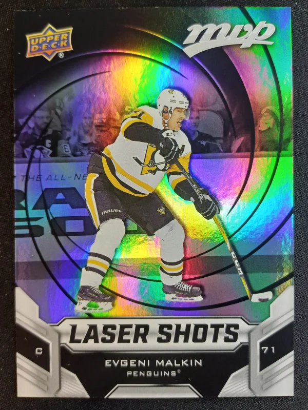 2019/2020 Upper Deck MVP Laser Shots S-3 Evgeni Malkin Inzert