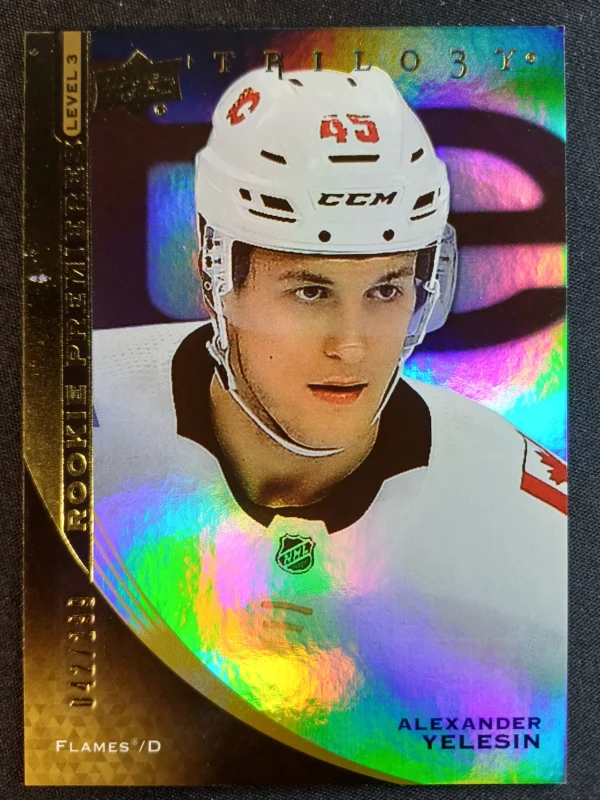 2020/2021 Upper Deck Trilogy Rookie Premieres Level 3 117 Alexander Yelesin Inzert 042/299