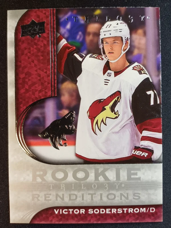 2019/2020 Upper Deck Trilogy Rookie Renditions RR-28 Victor Soderstrom Inzert