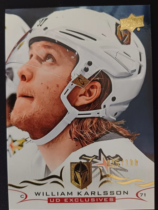 2018/2019 Upper Deck Series 2 Base Exclusives 433 William Karlsson Paralel 025/100