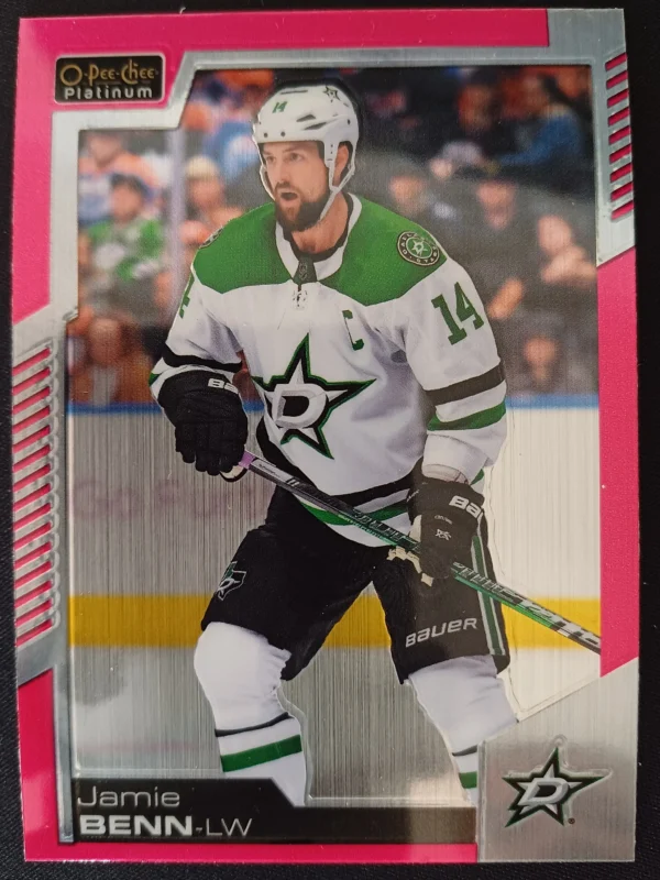 2020/2021 Upper Deck OPC Platinum Matte Pink 68 Jamie Benn Paralel