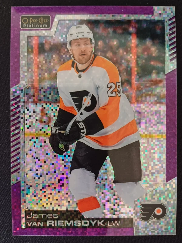 2020/2021 Upper Deck OPC Platinum Violet Pixels 88 James van Riemsdyk Paralel 306/399