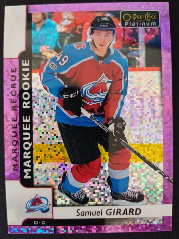 2017/2018 Upper Deck OPC Platinum Violet Pixels Marquee Rookie 164 Samuel Girard Paralel