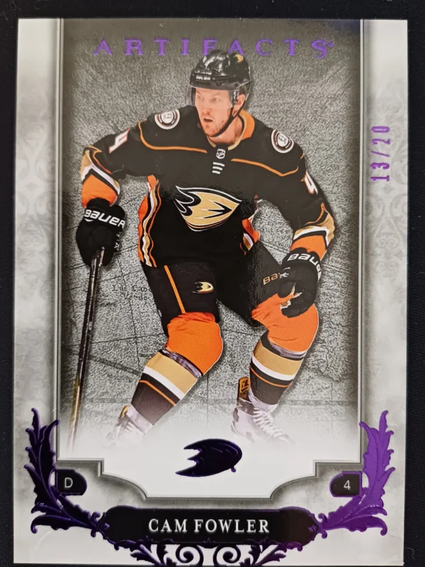 2018/2019 Upper Deck Artifacts Purple 77 Cam Fowler Paralel 13/20