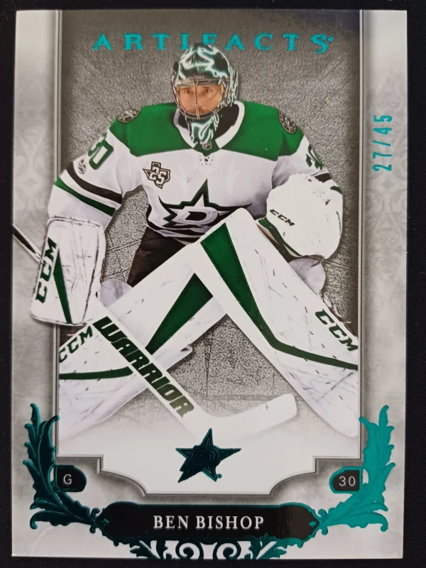 2018/2019 Upper Deck Artifacts Aqua 27 Ben Bishop Paralel 27/45