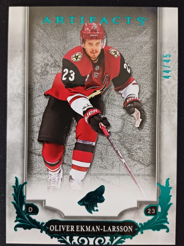 2018/2019 Upper Deck Artifacts Aqua 97 Oliver Ekman-Larsson Paralel 44/45