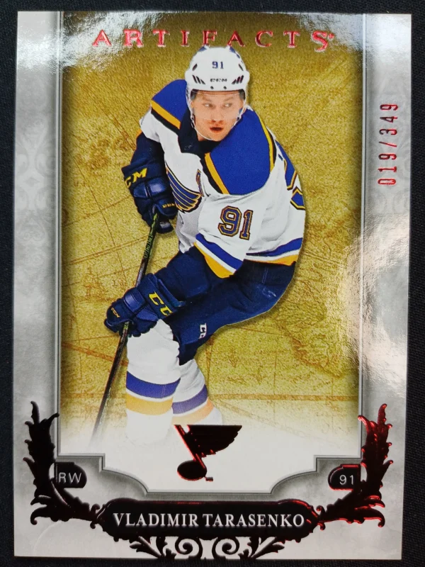 2018/2019 Upper Deck Artifacts Ruby 108 Vladimir Tarasenko Paralel 019/349