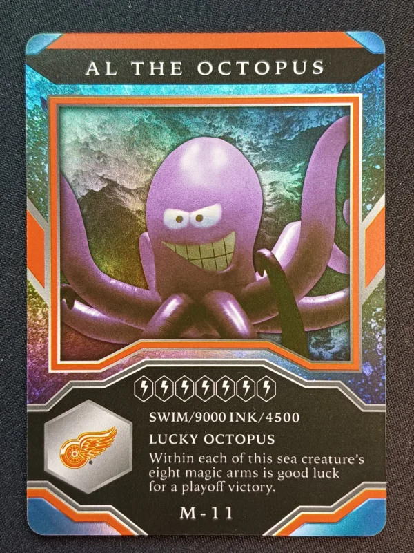 2021/2022 Upper Deck MVP Mascots M-11 Al the Octopus Inzert