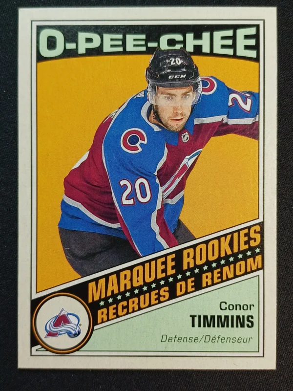 2019/2020 Upper Deck O-Pee-Chee Retro Marquee Rookie 644 Conor Timmins Paralel