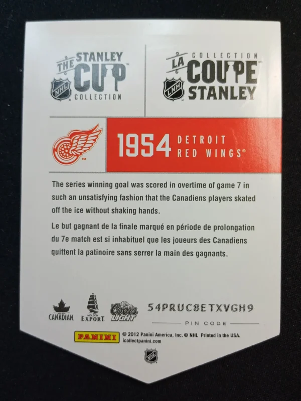 2012 Panini Stanley Cup Collection Base 54 - Image 2