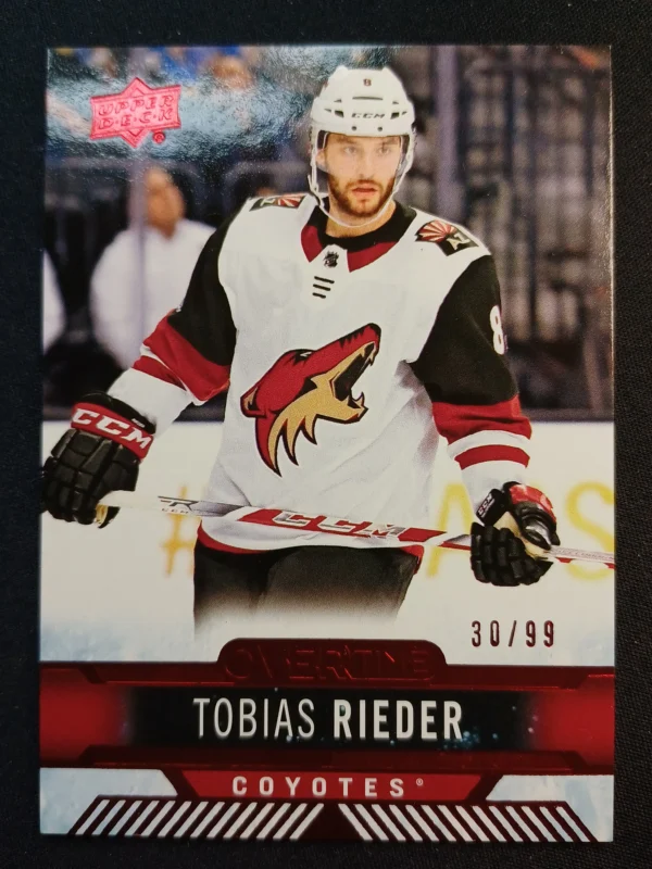 2017/2018 Upper Deck Overtime Red 157 Tobias Rieder Paralel 30/99