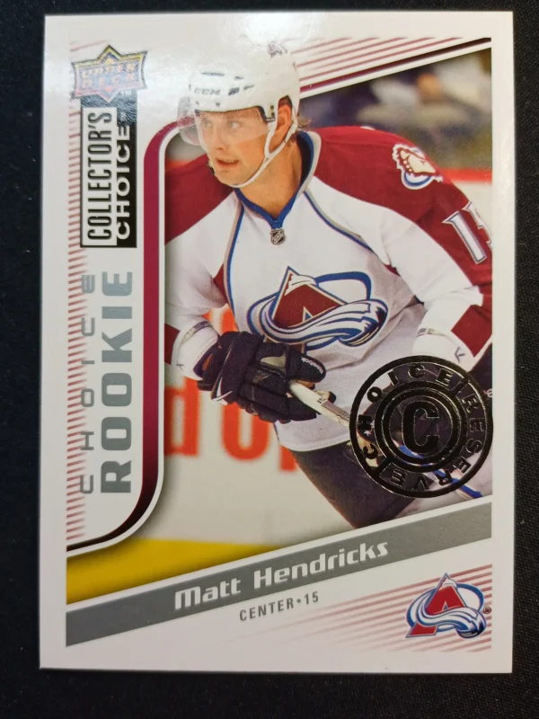 2009/2010 Upper Deck Collectors Choice Choice Reserve 250 Matt Hendricks Paralel