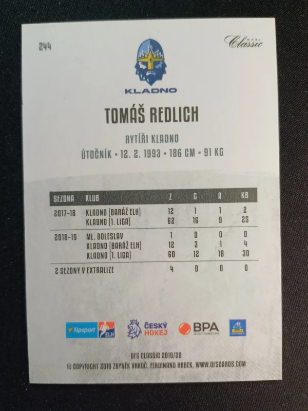 2019/2020 OFS OFS Classic Silver 244 Tomáš Redlich Paralel - Image 2