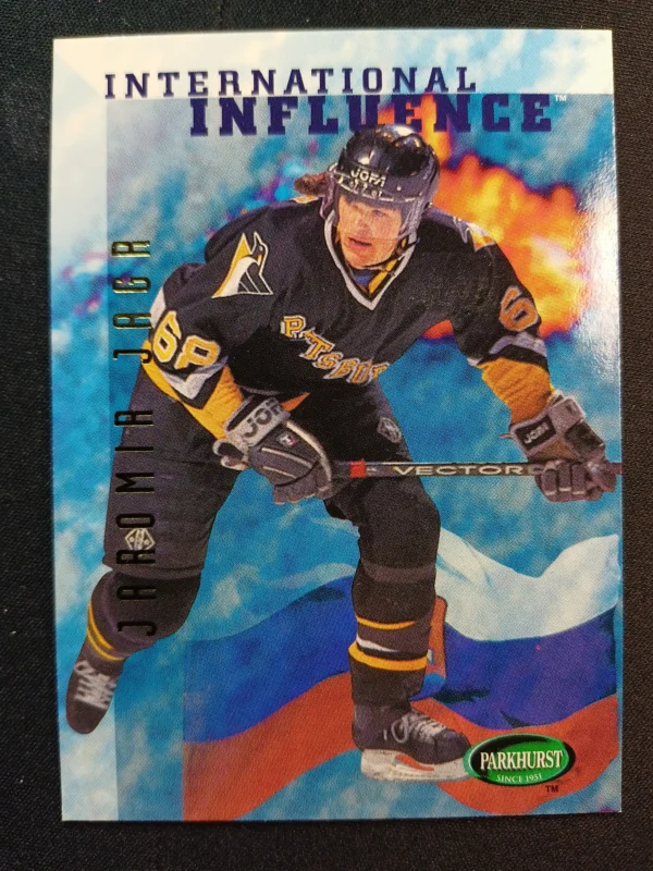 1995/1996 Parkhurst International International Influence 244 Jaromir Jagr Inzert