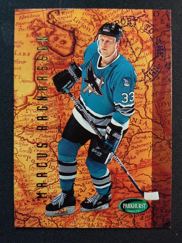 1995/1996 Parkhurst International Passport to the NHL 519 Marcus Ragnarsson Inzert