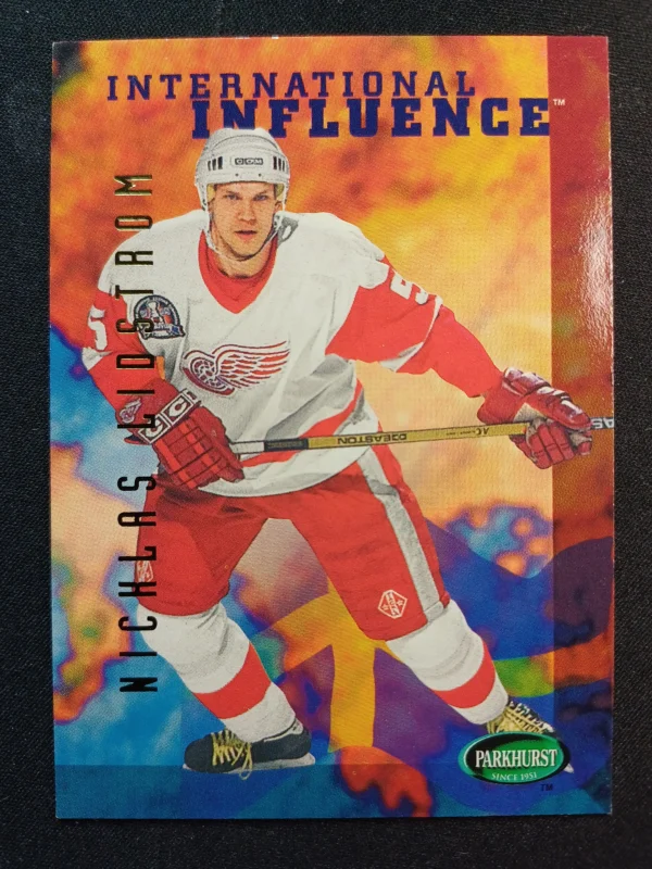 1995/1996 Parkhurst International International Influence 252 Nicklas Lidstrom Inzert