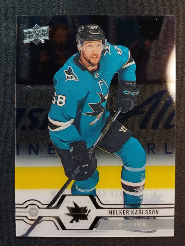 2019/2020 Upper Deck Series 2 Base Clear Cut 416 Melker Karlsson Paralel