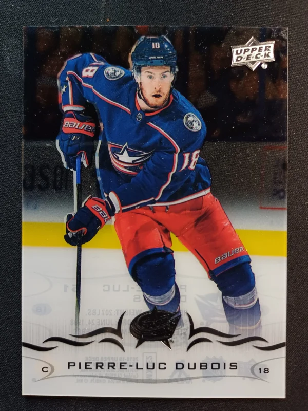 2018/2019 Upper Deck Series 1 Base Clear Cut 51 Pierre-Luc Dubois Paralel