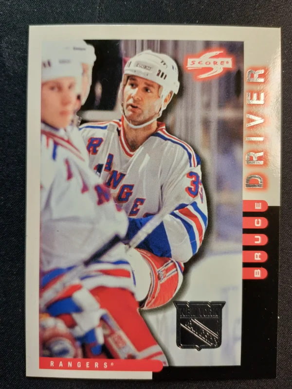 1997/1998 Pinnacle Score team set New York Rangers Base 11 of 20 Bruce Driver