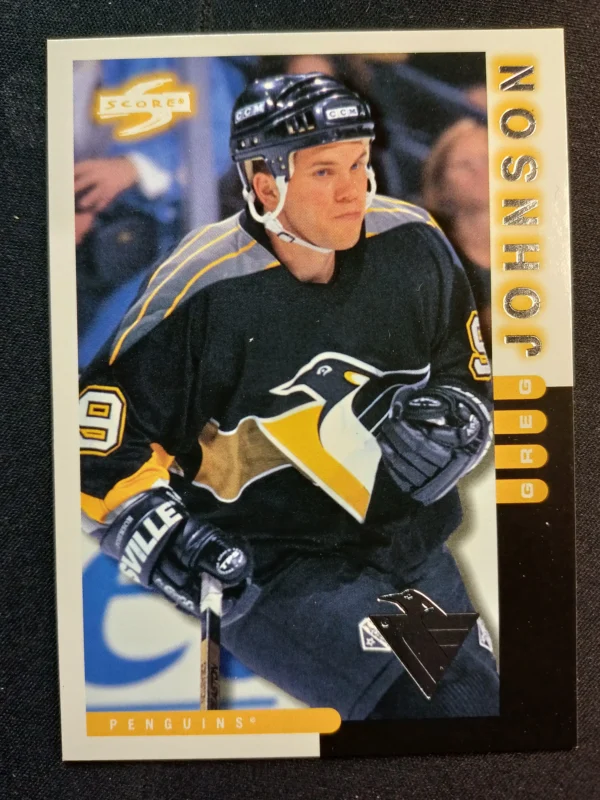 1997/1998 Pinnacle Score team set Pittsburgh Penguins Base 11 of 20 Greg Johnson