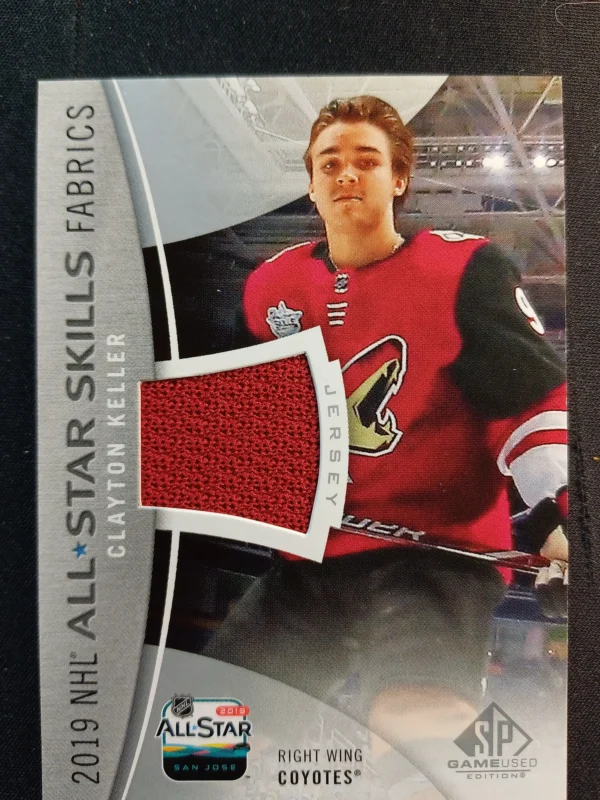 2019/2020 Upper Deck SPGU 2019 NHL All-Star Skills Fabrics AS-CK Clayton Keller Jersey