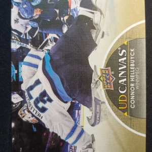 2021/2022 Upper Deck Series 1 Canvas C89 Connor Hellebuyck Inzert