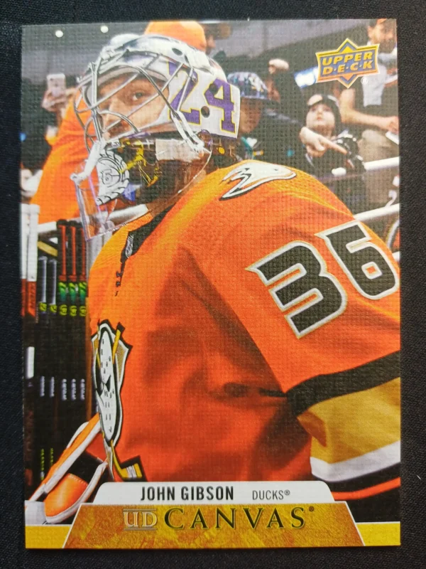 2020/2021 Upper Deck Series 2 Canvas C121 John Gibson Inzert