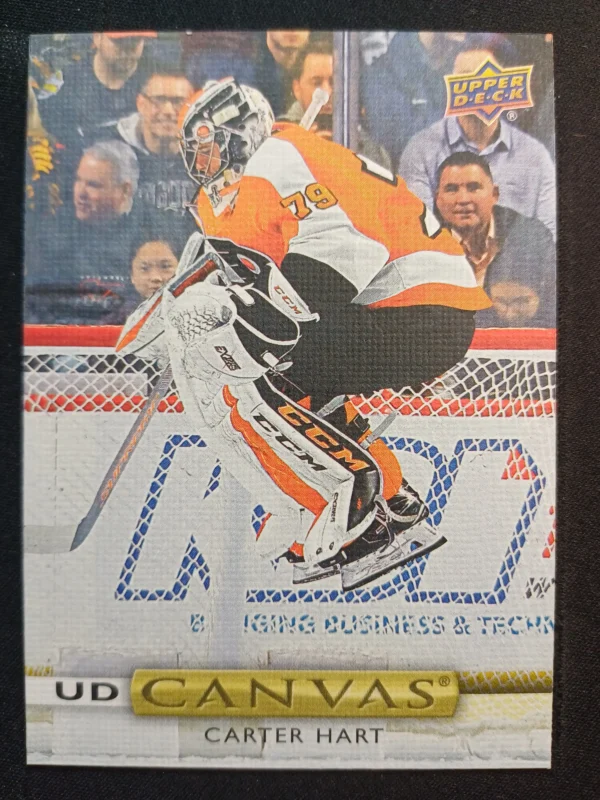 2019/2020 Upper Deck Series 1 Canvas C33 Carter Hart Inzert