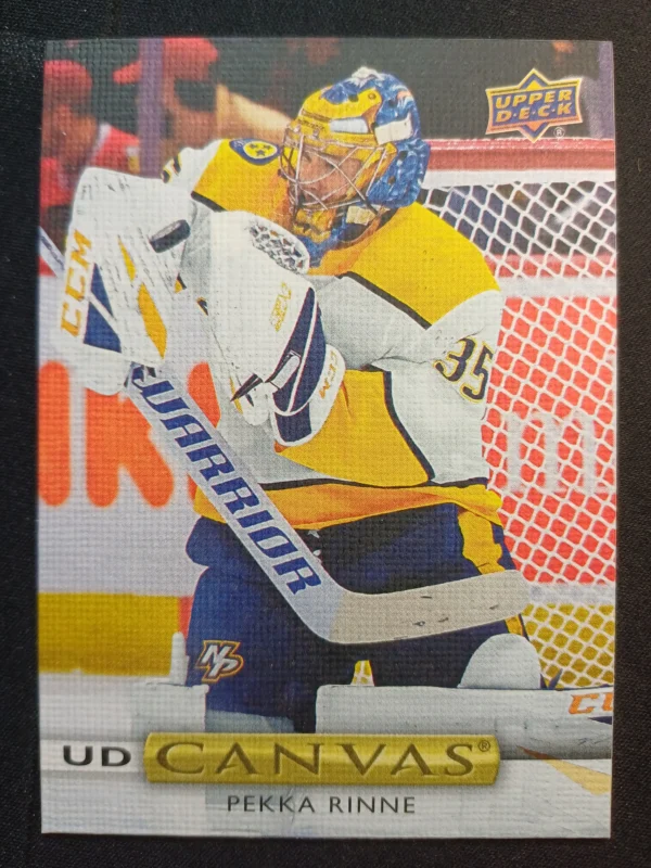 2019/2020 Upper Deck Series 1 Canvas C64 Pekka Rinne Inzert