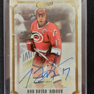 2021/2022 Upper Deck Clear Cut Champs C-RB Rod Brind'Amour AUTO