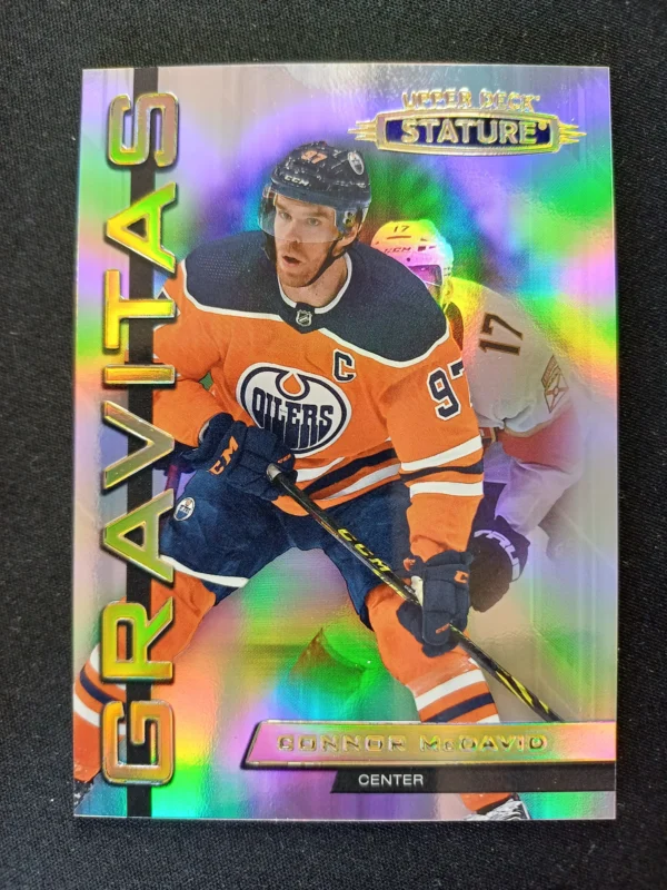 2021/2022 Upper Deck Stature Gravitas G-6 Connor McDavid Inzert