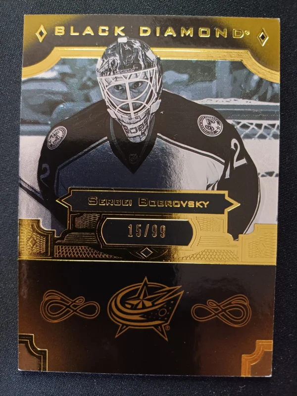 2017/2018 Upper Deck Black Diamond Pure Black BDB-SB Sergei Bobrovsky Paralel 15/99