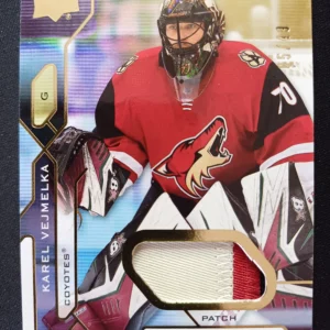 2021/2022 Upper Deck Premier Rookie 140 Karel Vejmelka Patch 05/49