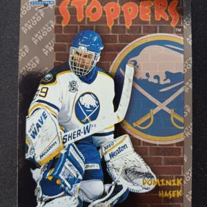 1995/1996 Pinnacle Score Stoppers Black Ice Artist Proof 325 Dominik Hasek Paralel