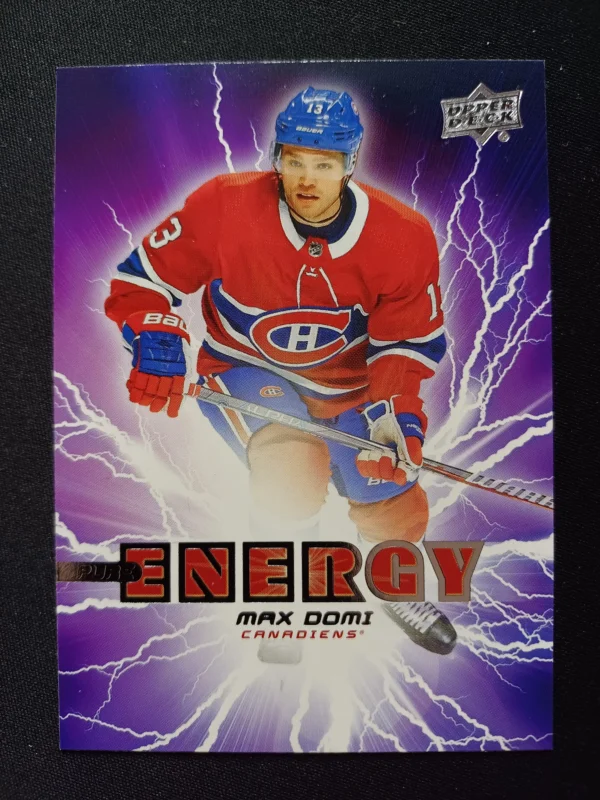 2019/2020 Upper Deck Series 1 Pure Energy PE-06 Max Domi Inzert