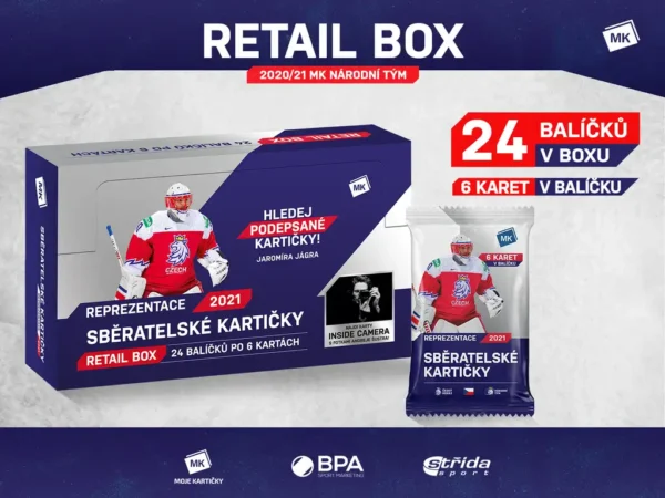 2020/21 Moje Kartičky Národní Tým retail balíček - Image 2