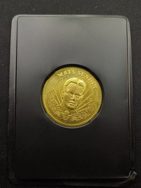 1996/1997 Pinnacle Mint Collection Bronze Coin 17 Mats Sundin Coin