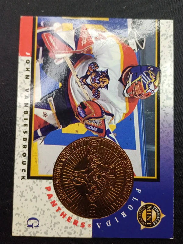 1997/1998 Pinnacle Mint Collection Bronze 4 John Vanbiesbrouck Paralel