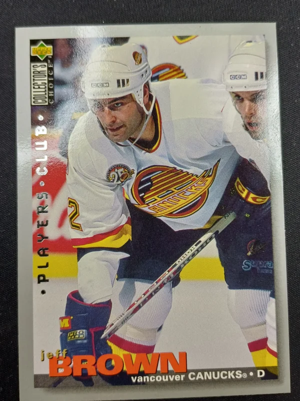 1995/1996 Upper Deck Collectors Choice Players Club 301 Jeff Brown Paralel