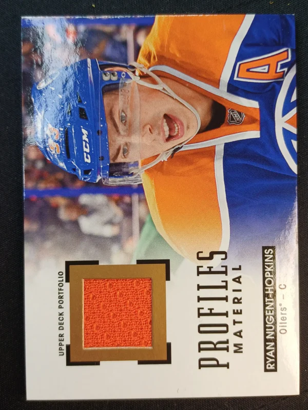 2015/2016 Upper Deck Portfolio Profiles Material Jersey PM-RN Ryan Nugent-Hopkins Jersey