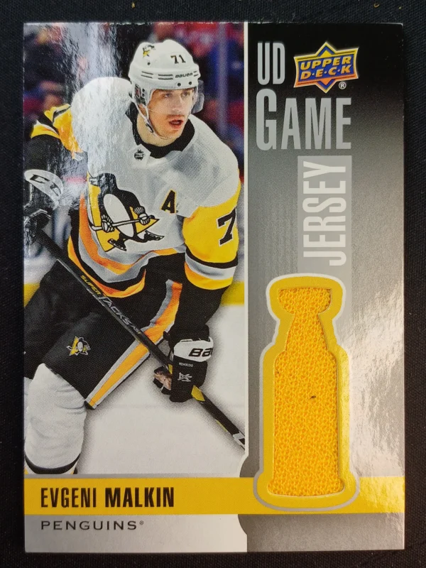 2019/2020 Upper Deck Series 1 Game Jersey GJ.EM Evgeni Malkin Jersey