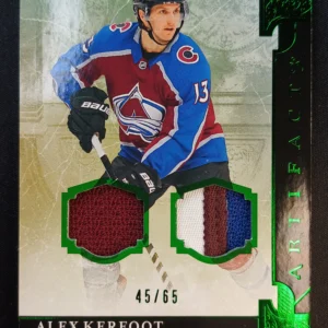 2019/2020 Upper Deck Artifacts Emerald Patch 16 Alex Kerfoot Patch 45/65