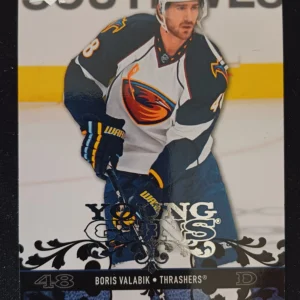 2008/2009 Upper Deck Series 2 Young Guns 454 Boris Valabik Inzert