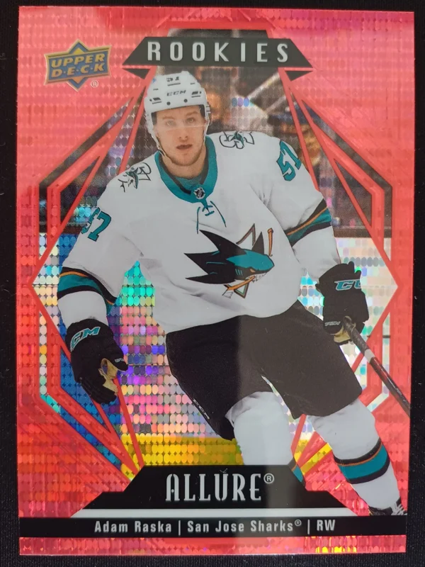 2022/2023 Upper Deck Allure Red Rainbow 117 Adam Raska Paralel