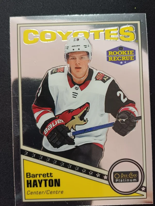 2019/2020 Upper Deck OPC Platinum Retro Marquee Rookie R-65 Barrett Hayton Paralel