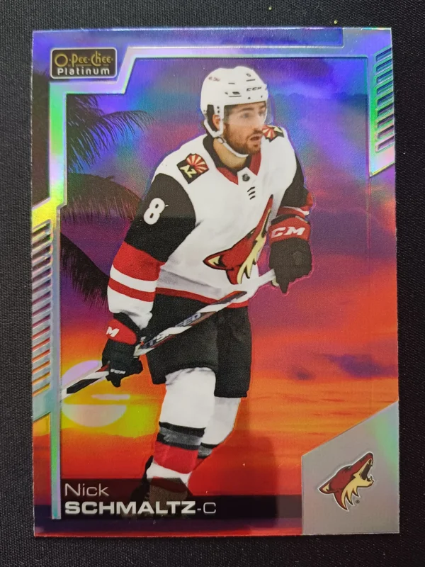 2020/2021 Upper Deck OPC Platinum Sunset 115 Nick Schmaltz Paralel