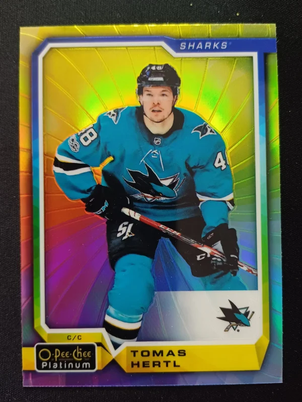 2018/2019 Upper Deck OPC Platinum Rainbow Color Wheel 37 Tomas Hertl Paralel