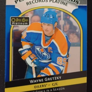 2017/2018 Upper Deck OPC Platinum Platinum Records PR-2 Wayne Gretzky Inzert